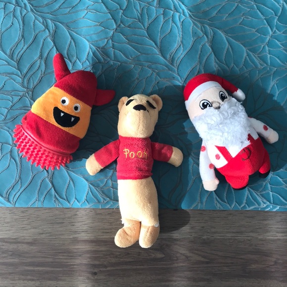 Other - Squeaky Winnie the Pooh Dog Toy, Santa Claus Toy🎅 and Halloween Candy Corn Toy